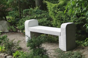 Лавка декоративная современная