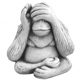 Скульптура  Орангутанг «Ничего не вижу»