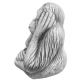 Скульптура Орангутанг «Ничего не слышу»