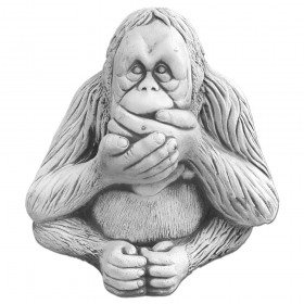 Скульптура  Орангутанг «Ничего не скажу»