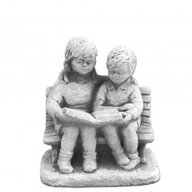 Скульптура  Дети читают книгу