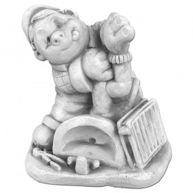 Скульптура декоративная Сантехник