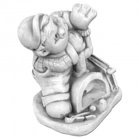 Скульптура декоративная Сантехник