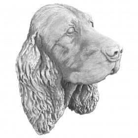 Скульптура  Голова Спаниеля
