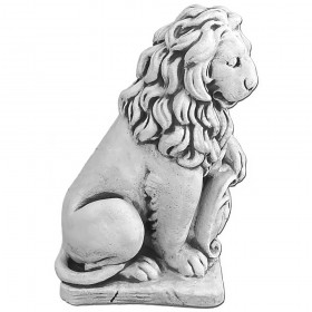 Скульптура  Лев со щитом сидит правый