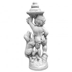 Скульптура Мальчик с собакой