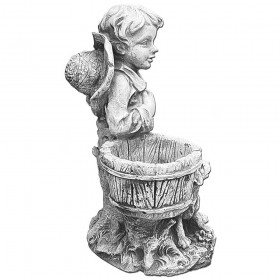 Скульптура Мальчик с собакой