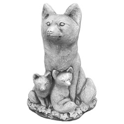 Скульптура Лиса с лисятами