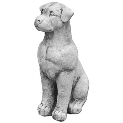 Скульптура Собака сидит