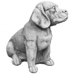 Скульптура Собака сидит