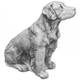 Скульптура Собака сидит