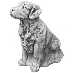 Скульптура Собака сидит