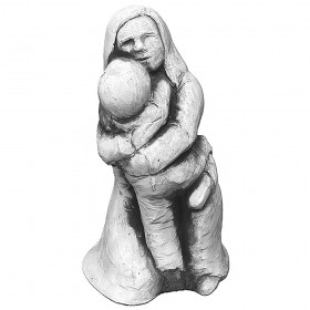 Скульптура декоративная Девушка с ребенком