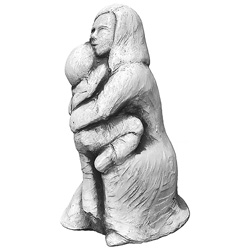 Скульптура декоративная Девушка с ребенком