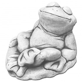 Скульптура Лягушка на листе кувшинки