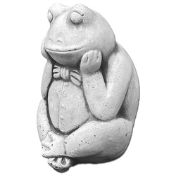 Скульптура Задумчивая лягушка