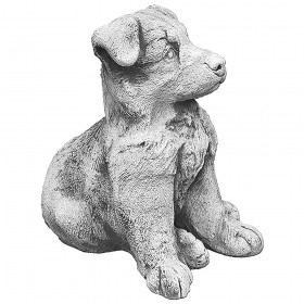 Скульптура Щенок сидит