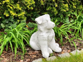 Скульптура Щенок сидит