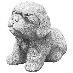 Скульптура Щенок сидит