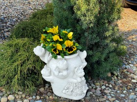 Вазон декоративный Кошкин дом