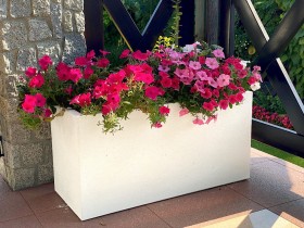 Вазон современный прямоугольный