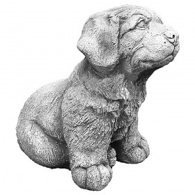 Скульптура Щенок сидит