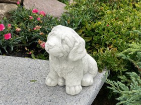 Скульптура Щенок сидит