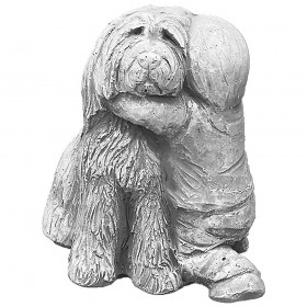 Скульптура Мальчик с собакой