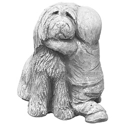 Скульптура Мальчик с собакой