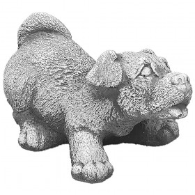 Скульптура Щенок играет