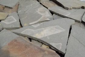 Песчаник, серо-зеленый 35-45 мм