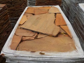 Песчаник, терракотовый 25-35 мм