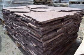 Плитняк Лемезит (вишня, бордо) 10-15 мм