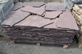 Плитняк Лемезит (вишня, бордо) 35-45 мм