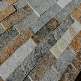 Плитка из Серицита, мультиколор, ширина 100 мм