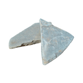 Галтованный Серебрит, серо-голубой 20-30 мм