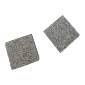 Галтованная брусчатка из Серицита, размер 100-100 мм, толщина 20-30 мм