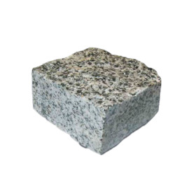 Пилено-колотая брусчатка из Гранита габбро, размер 100-100 мм, толщина 50 мм