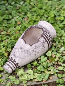 Амфора острая «Элис» с коричневым принтом