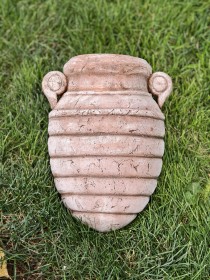 Амфора «Улей» с принтом светлая патина