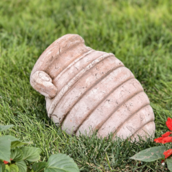 Амфора «Улей» с принтом светлая патина