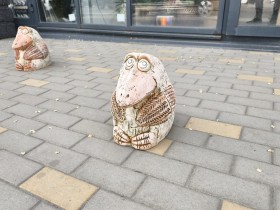 Скульптура декоративная «Ворона»