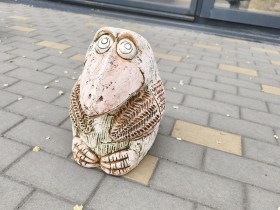 Скульптура декоративная «Ворона»