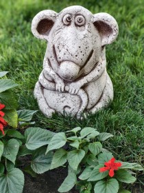 Скульптура декоративная «Мышь»