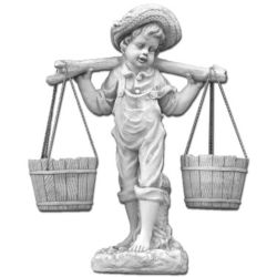 Скульптура современная Мальчик с коромыслом