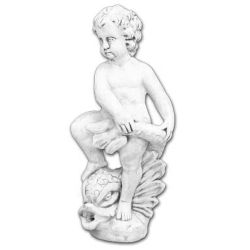 Скульптура Мальчик с рыбой