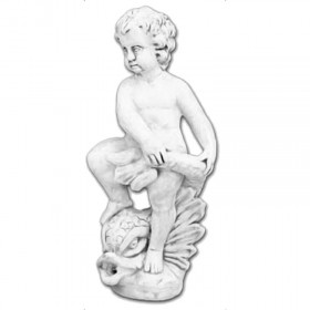 Скульптура Мальчик с рыбой