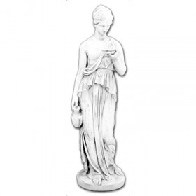 Скульптура античная Девушка с поилкой для птиц