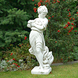 Скульптура классическая Девушка с букетом роз