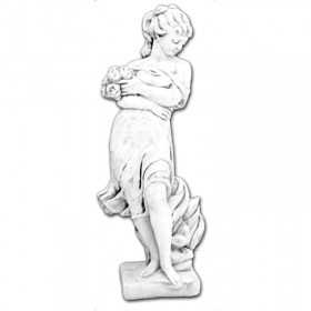 Скульптура классическая Девушка с букетом роз